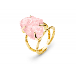 Anello Quarzo Rosa