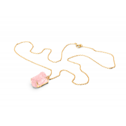 Collier Quartz rose